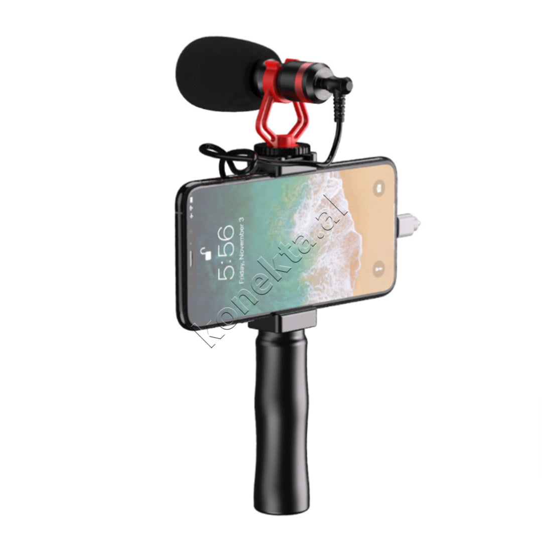 Mikrofon Shotgun Apexel Per Kamera, Smartphone dhe Regjistrues Audio