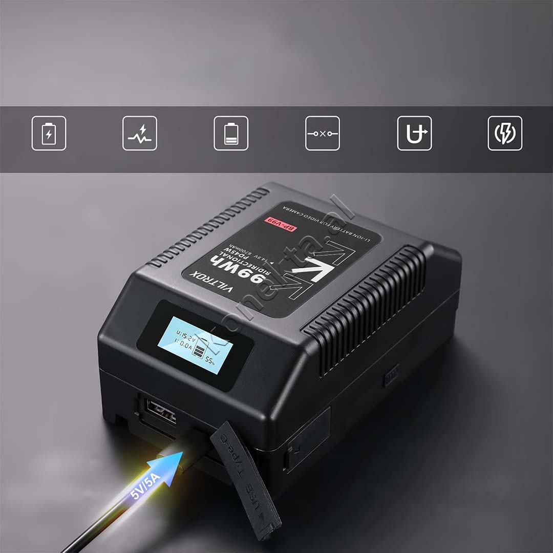 Bateri Portative Per Kamera 99WH Viltrox