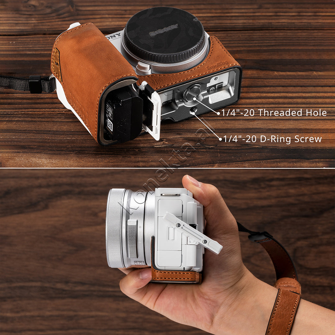 Leather Case Kit for Sony ZV-E10 II (Brown) SmallRig 4889