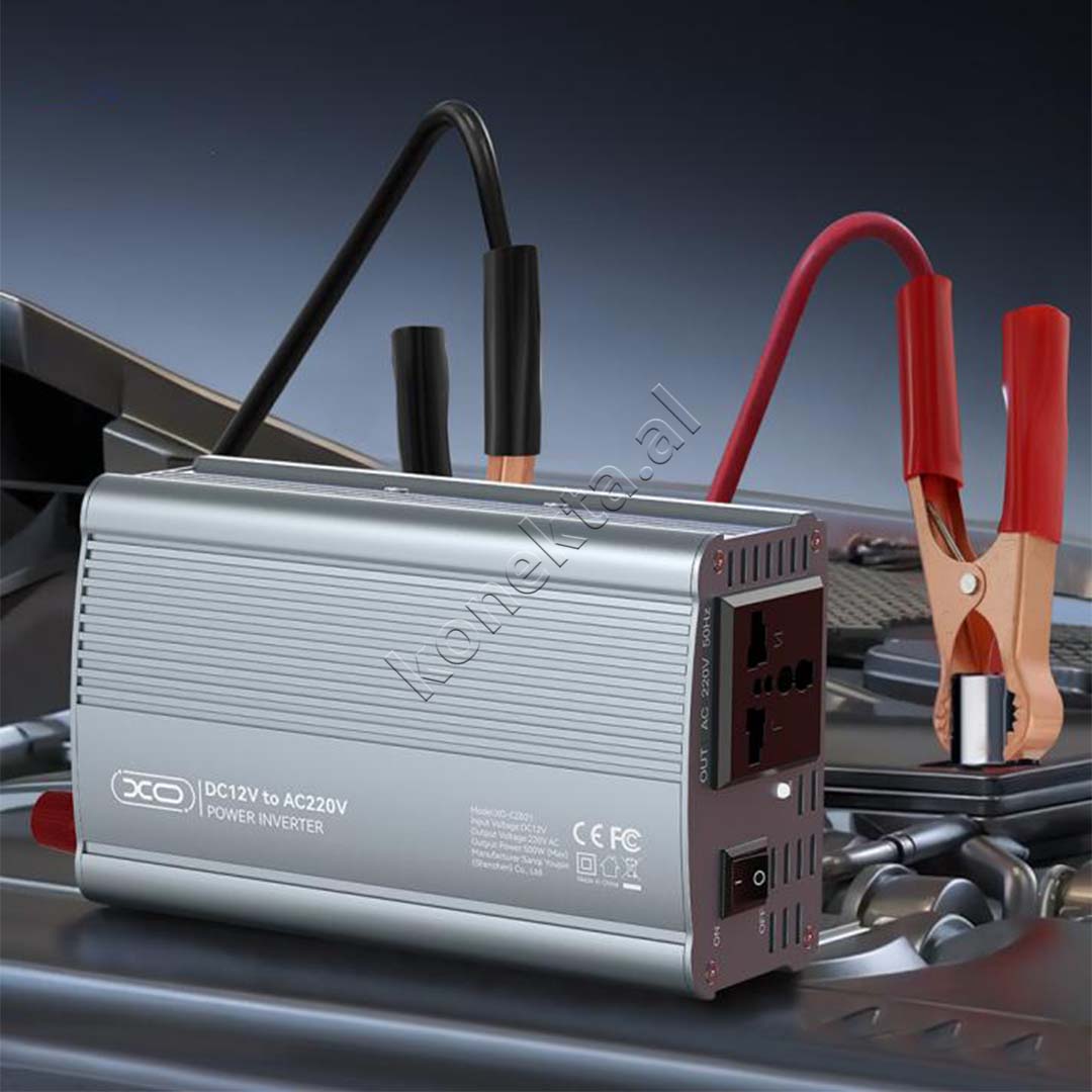 Konvertues Energjie Inverter Per Automjete XO 220V 500W