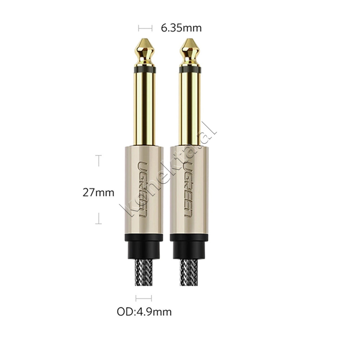 Kabell Audio 6.35mm Ne 6.35mm UGreen 2m