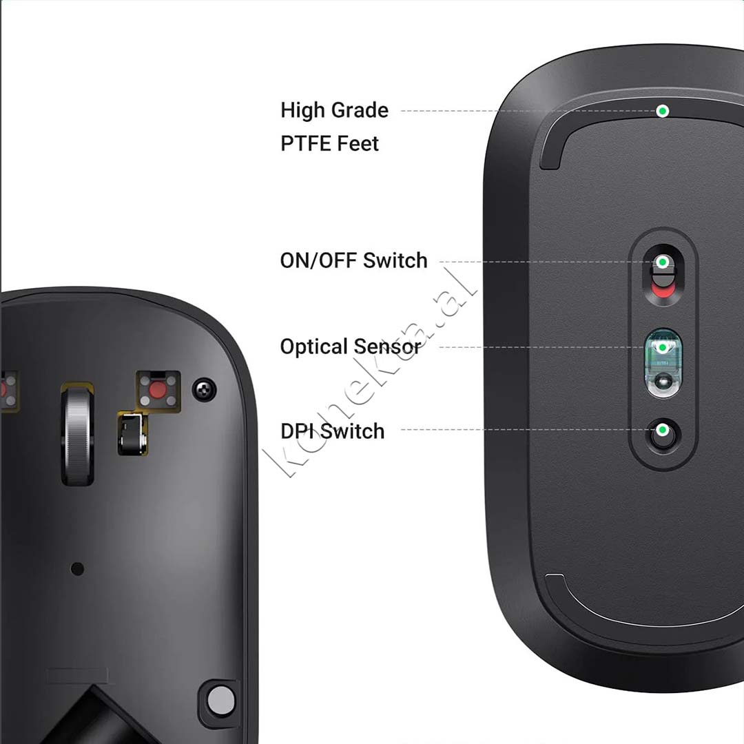 Maus Wireless Per Kompjuter Dhe Laptop UGreen 4000DPI