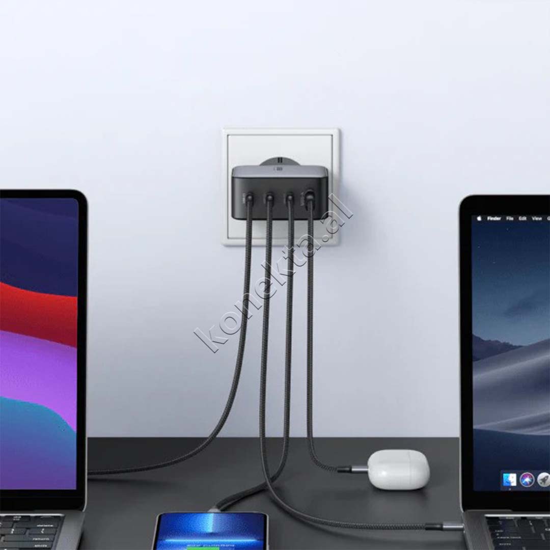 Adaptor Karikimi Nexode 100W Ugreen Me Porta 3xUSB-C & 1xUSB-A