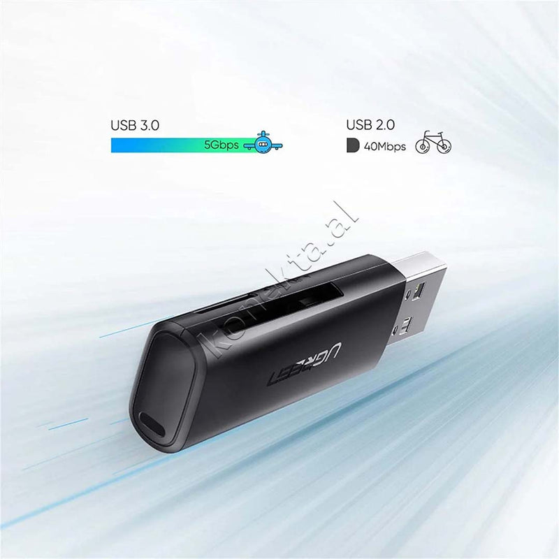 Adaptor Me Porte USB 3.0 Per Karte TF Dhe SD Ugreen