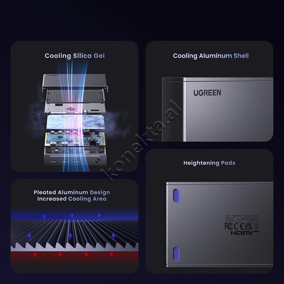 Stacion Karikimi 8 Ne 1 40Gbps Revodok Max UGreen