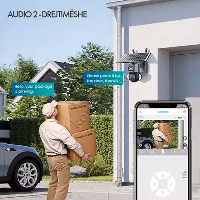 Kamera Sigurie Per Shtepi Outdoor 3MP Me Panel Solar