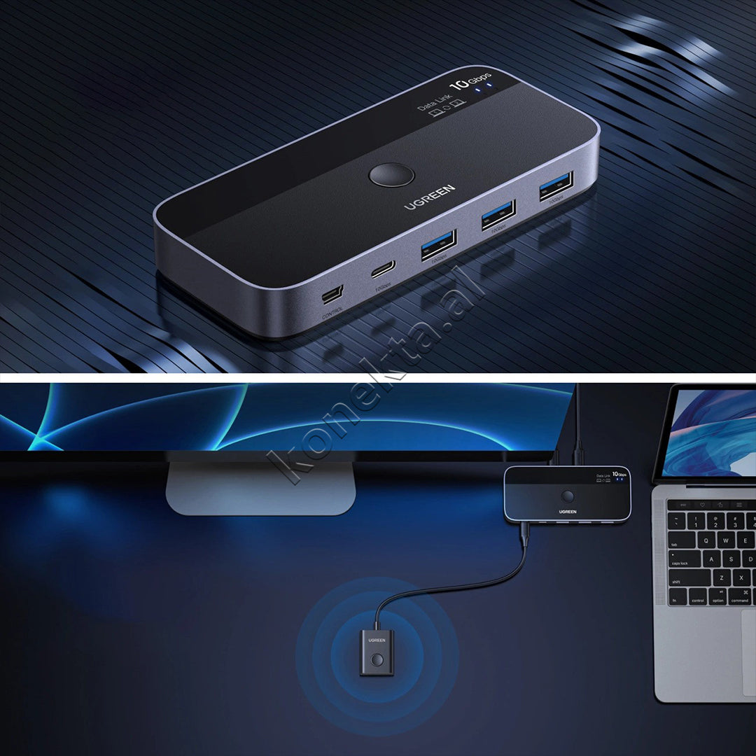 Switch USB-C / USB-A 10Gbps 2 Ne 4 Ugreen
