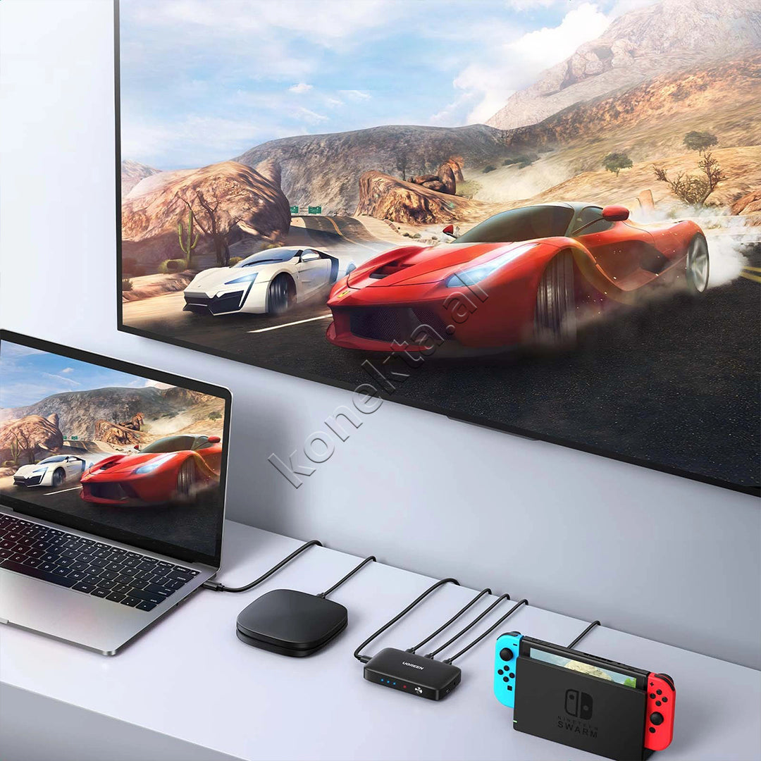 Switch HDMI 3 Ne 1 4K@30Hz Ugreen