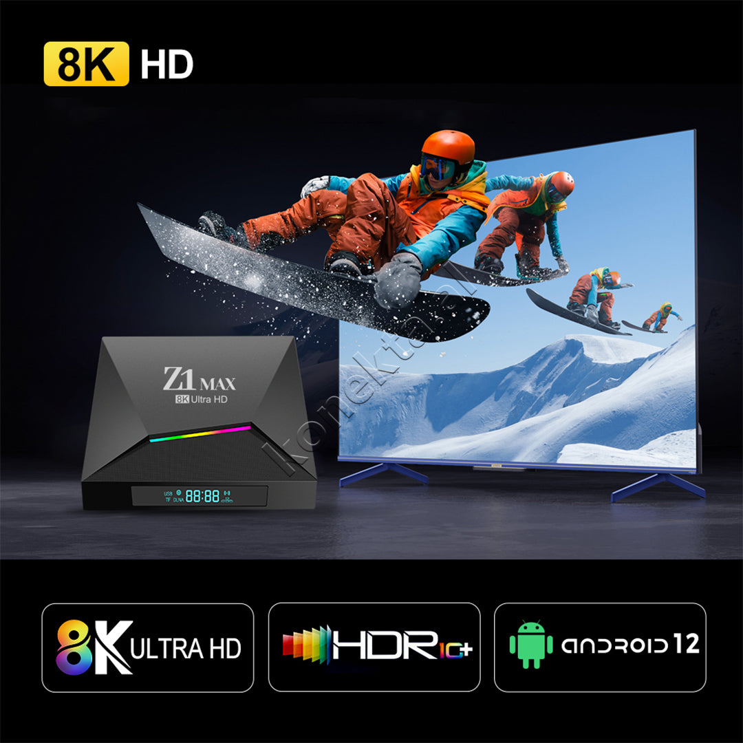 Android TV Box Z1 Max 8K Ultra HD
