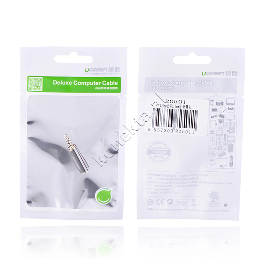 Adaptor Audio 2.5mm (M) Ne 3.5mm (F) Ugreen