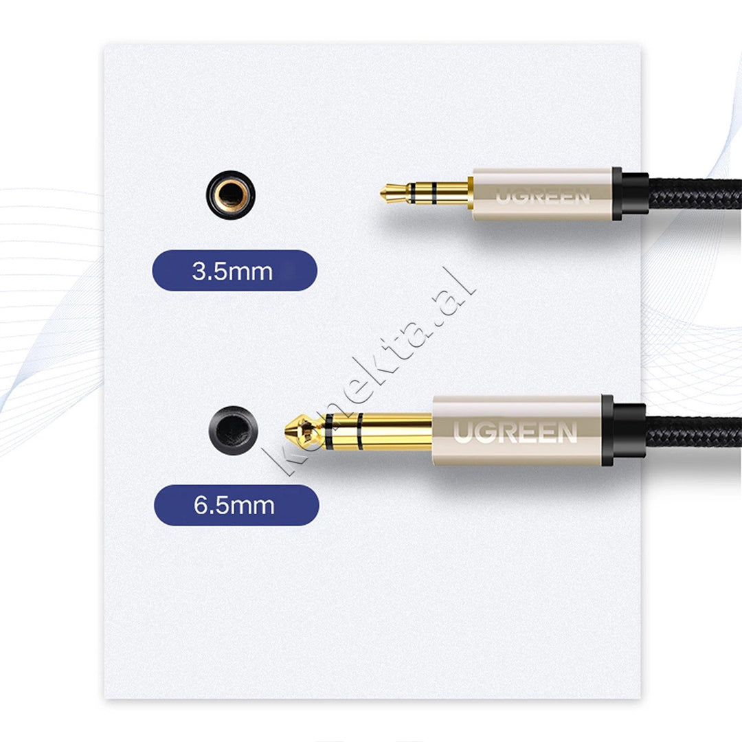 Kabell AUX 3.5mm Ne AUX 6.5mm UGreen 5m