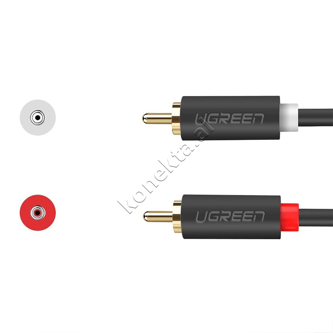 Kabell Audio 2RCA Ne 2RCA (M-M) 3m Ugreen