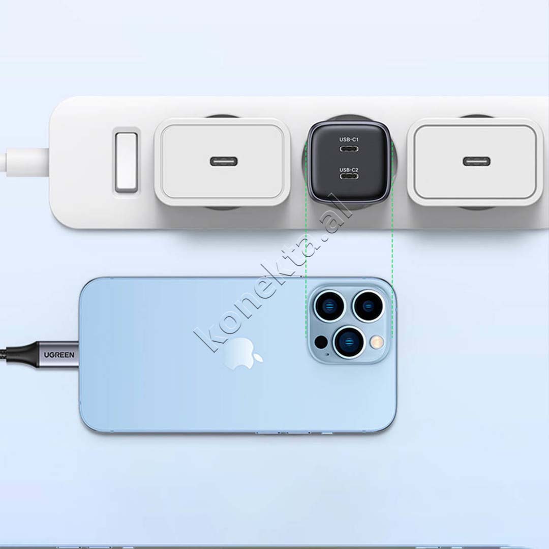 Adaptor Karikimi Gan 45W UGreen Me Dy Porta USB-C