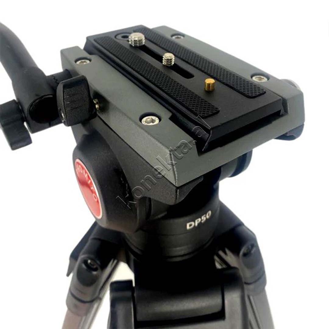 Set Trekembesh (Tripod) Profesional + Rail Slider + Bateri 6600mAh