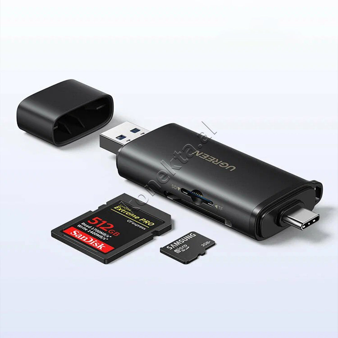 Lexues Kartash SD/TF 2 Ne 1 Ugreen Me Porte USB-C/USB-A