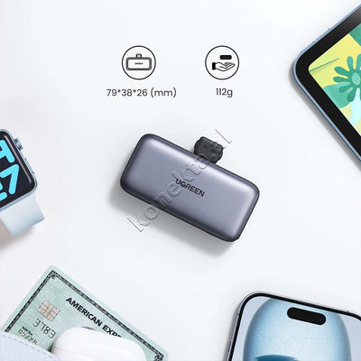 Bateri E Jashtme 5000mAh Ugreen Me Konektor Te Integruar USB-C