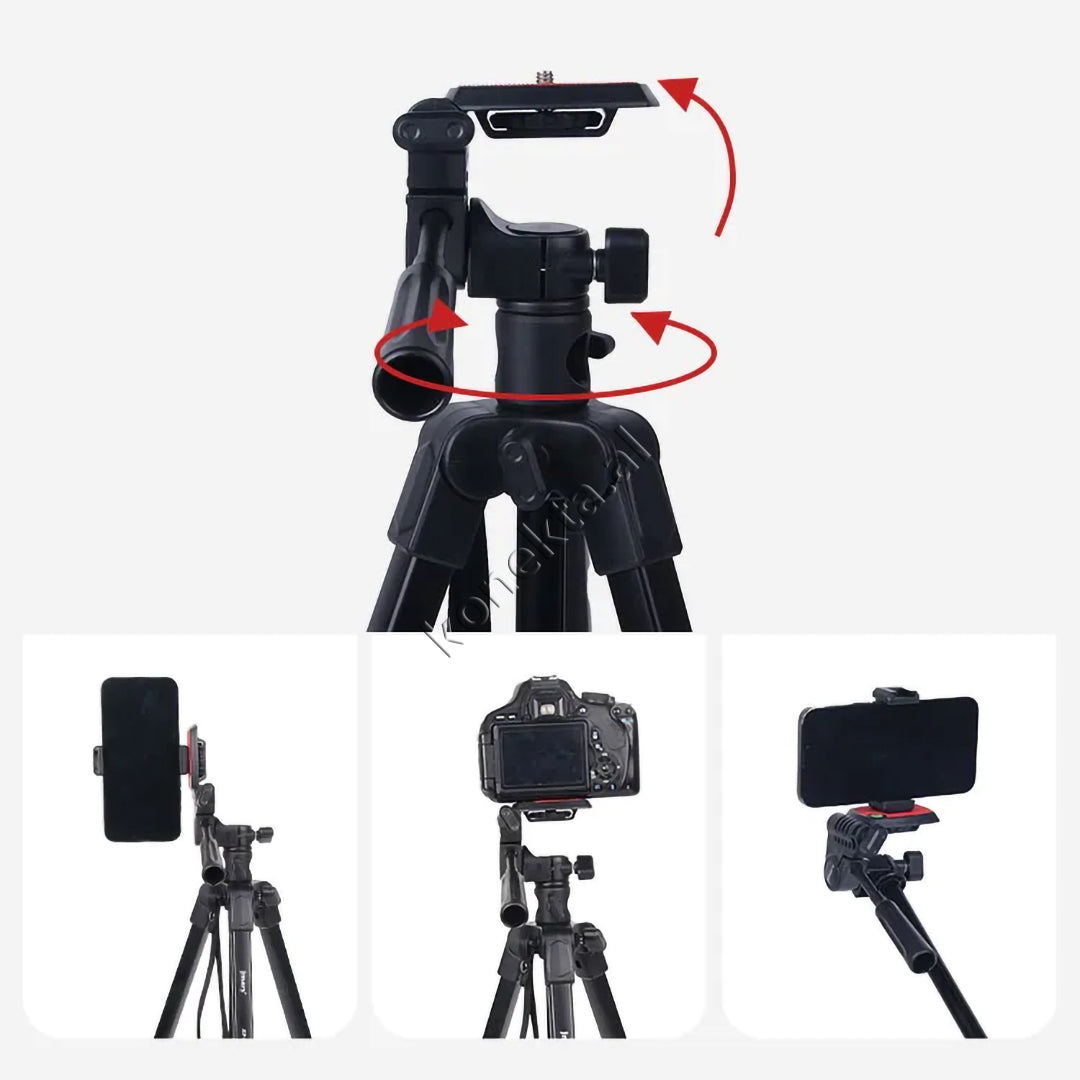 Trekëmbesh (Tripod) i Çmontueshëm si Monopod me Gjatësi dhe Kënd Të Gradueshëm për Kamera, Telefon, Tablet ,GoPro, SLR,  Etj.