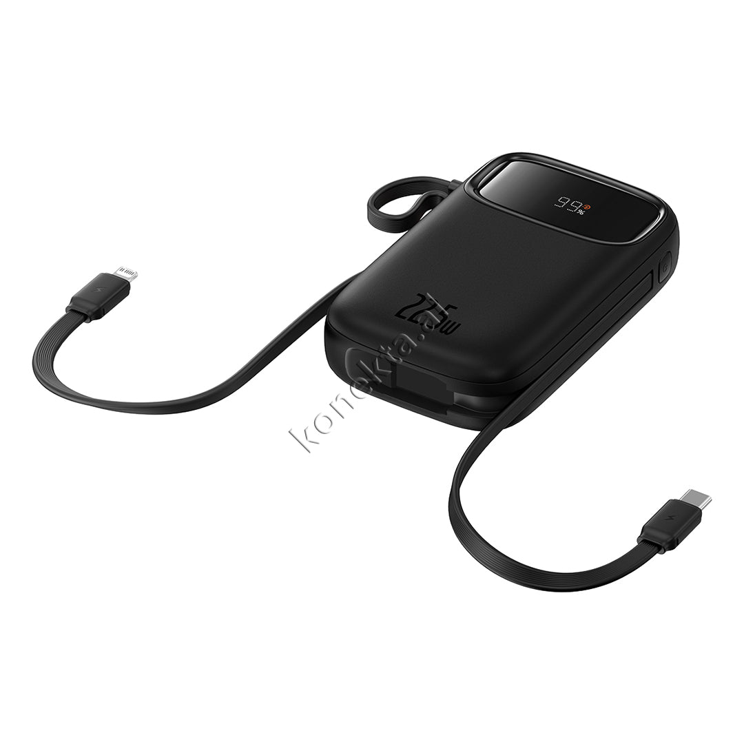 Bateri E Jashtme 20000mah Me 2 Porta Karikimi Dhe Kabllo Lightning & Type-C Te Integruar