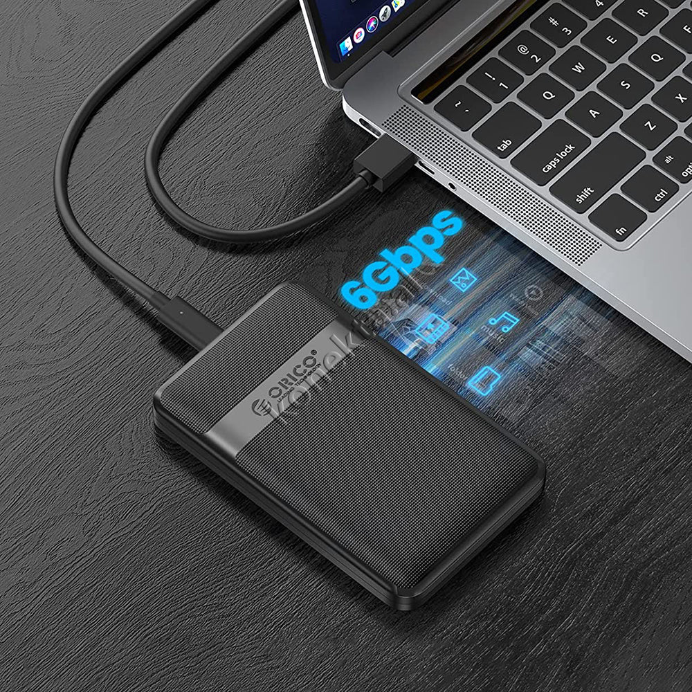 Mbajtese Dhe Lexuese Hard Disk / SSD 2.5" Orico Me Porte Type-C