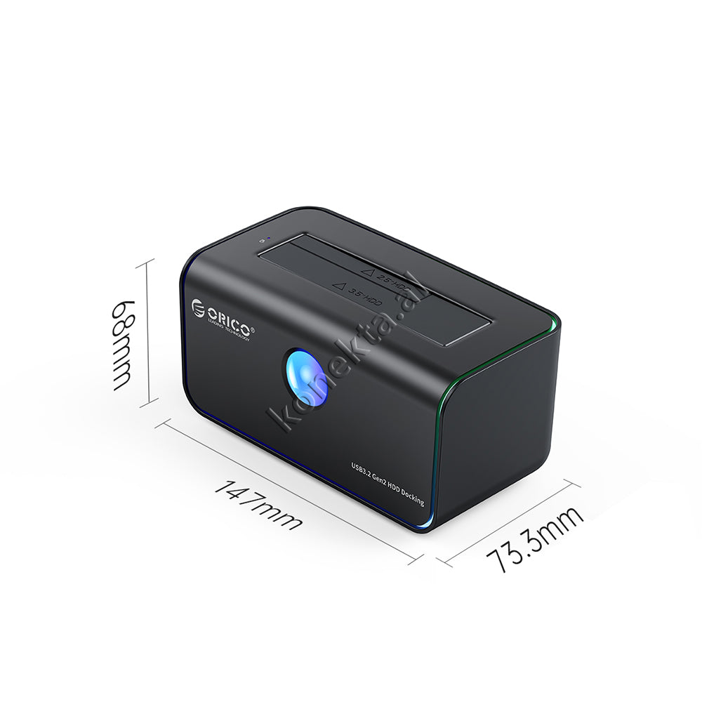 Lexues Hard Disk & SSD 3.5" / 2.5" Orico Me Porte Type-C Me Llambe RGB