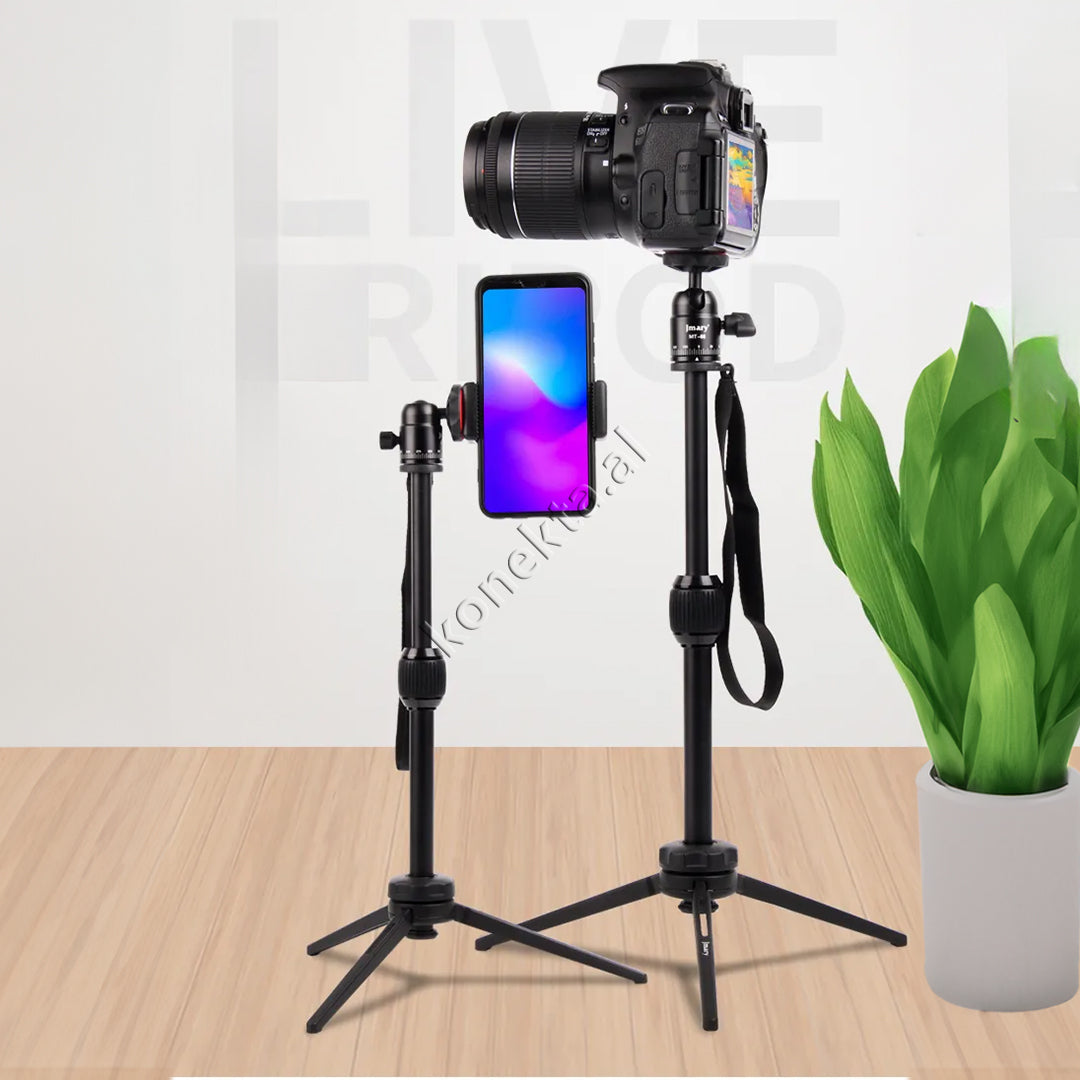 Mini Trekëmbesh (Tripod) Profesional Jmary Me Gjatësi Të Rregullueshme Për Telefon, Kamera, Gopro, SLR,  Etj.