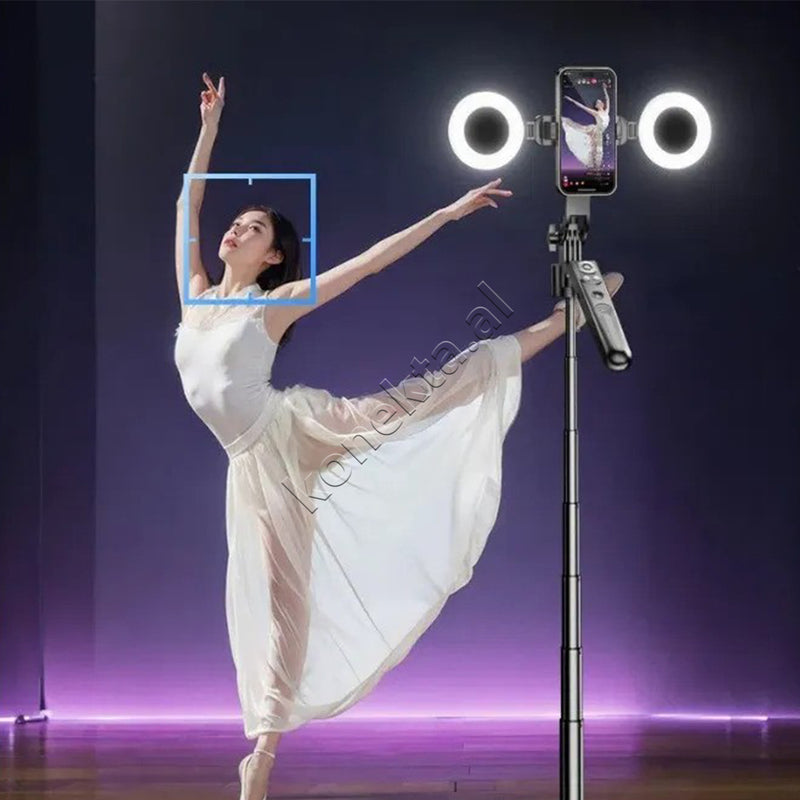 Trekembesh (Tripod) Profesional Dhe Selfie Stick Plokama 180cm