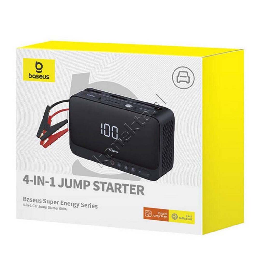 Bateri E Jashtme, Pompe Dhe Starter 4 Ne 1 6000mAh Baseus