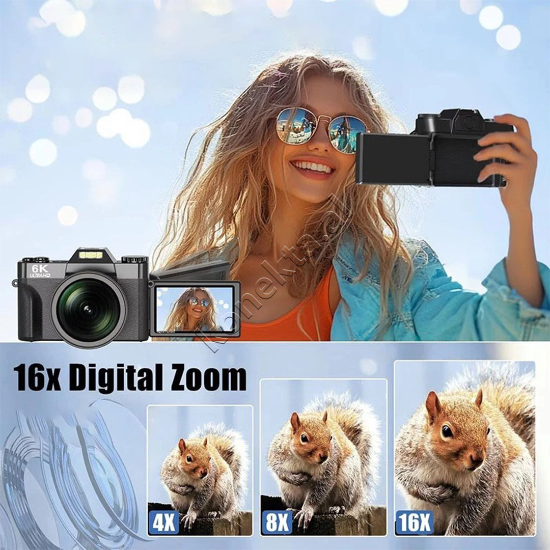 Kamera Digjitale 6K ULTRA HD 64MP