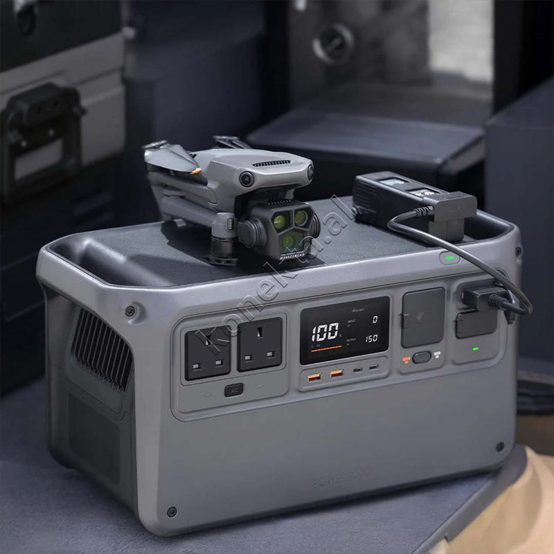Stacion Karikimi DJI Power 1000W Me 9 Porta Dhe 6 Panele Solare