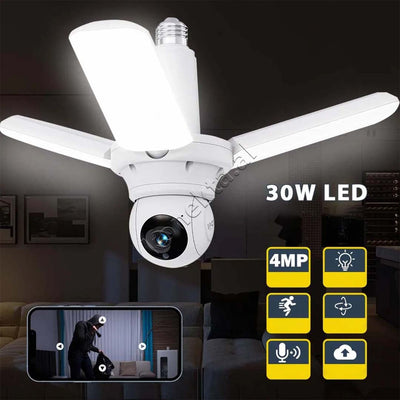 Kamera Sigurie Ne Forme Llambe 4MP HD 30W
