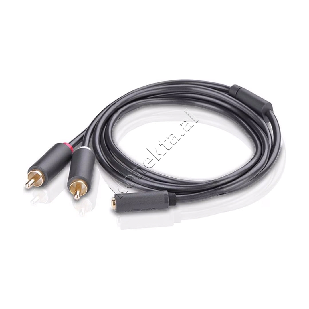 Kabell Audio 3.5mm (F) Ne 2RCA (M) 1m Ugreen
