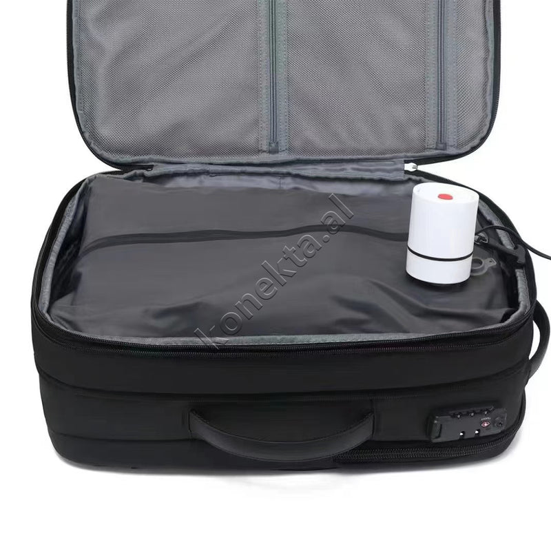 Çante Shpine Moderne Me Vakum Dhe Brave TSA Per Laptop Dhe Sende Te Tjera Poso