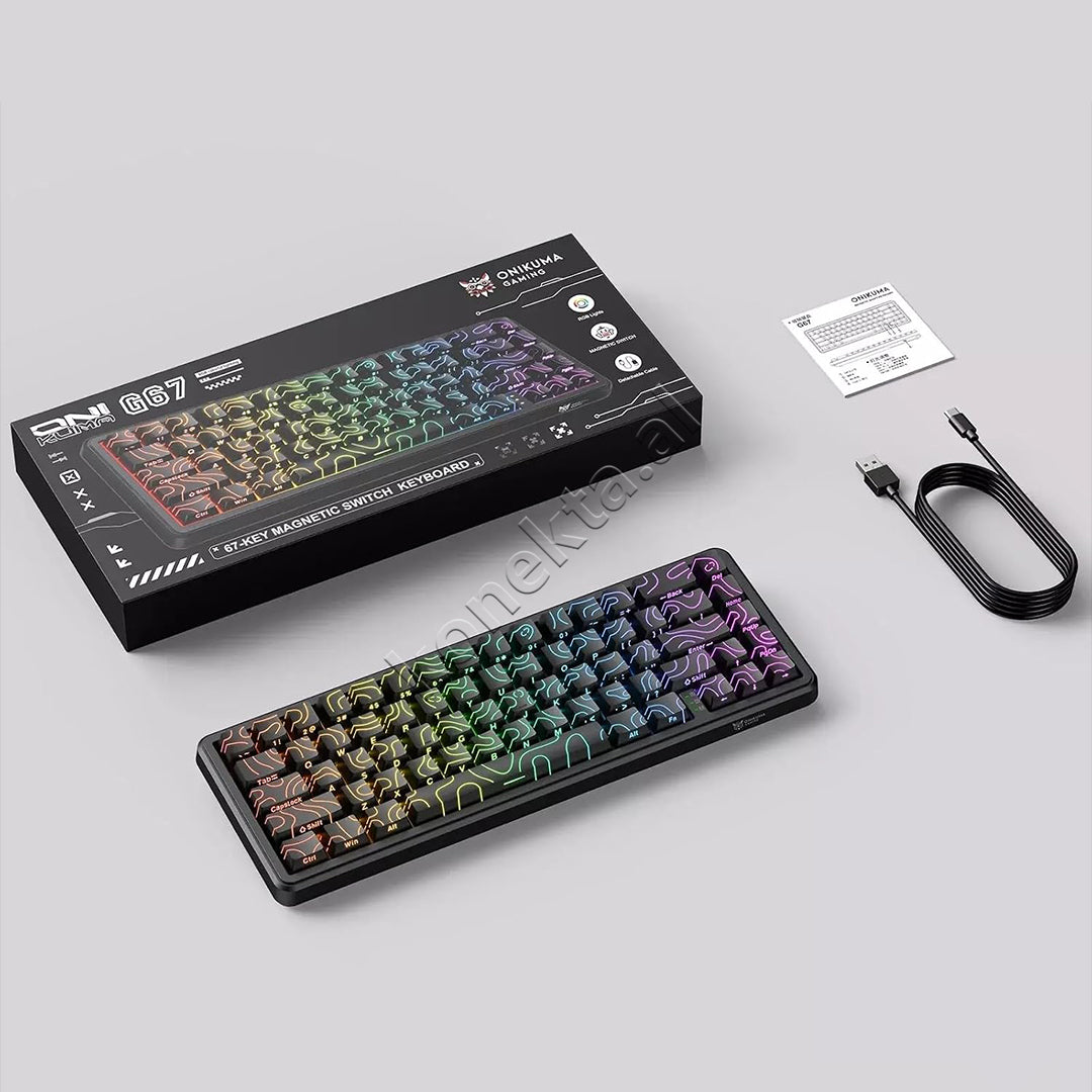 Tastiere Gaming Ultra Speed Me Switch Magnetik Hall Effect Onikuma
