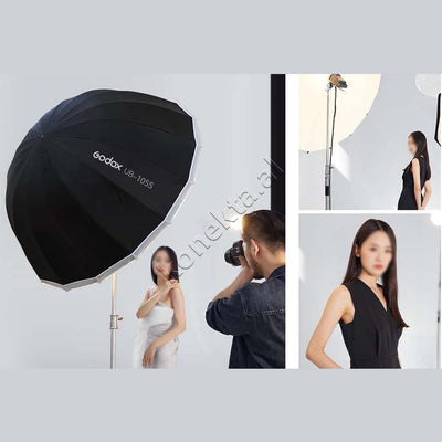 Cader Parabolike e Argjendte 105cm Godox