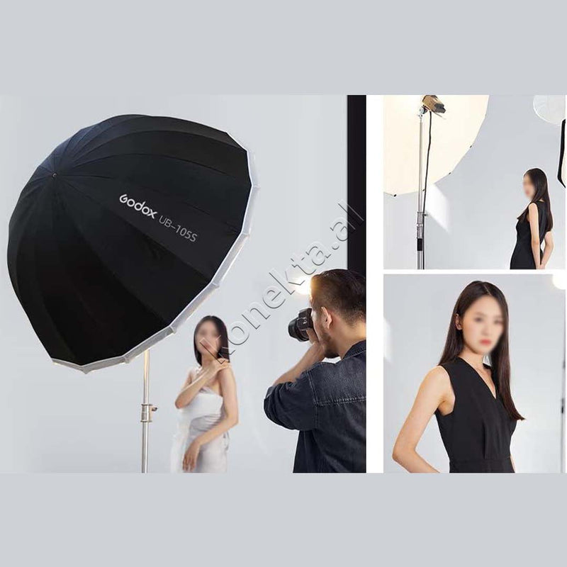 Cader Parabolike e Argjendte 105cm Godox