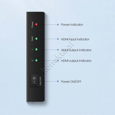 Splitter UGreen HDMI 1.4 ne 2xHDMI 4K@30Hz
