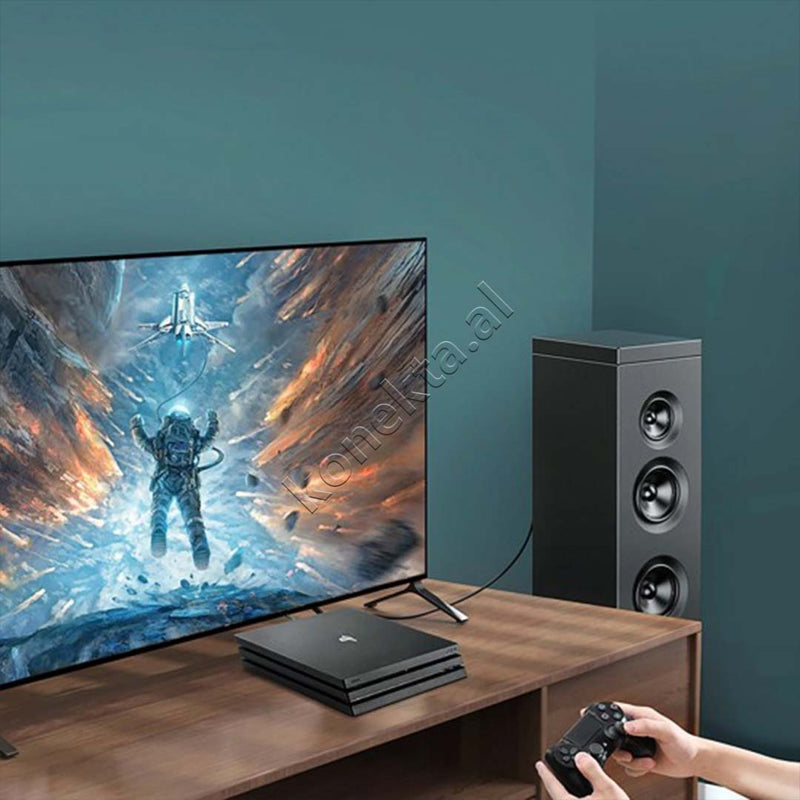 Kabllo Audio Optike Ugreen me Lidhes Toslink/SPDIF, 1m
