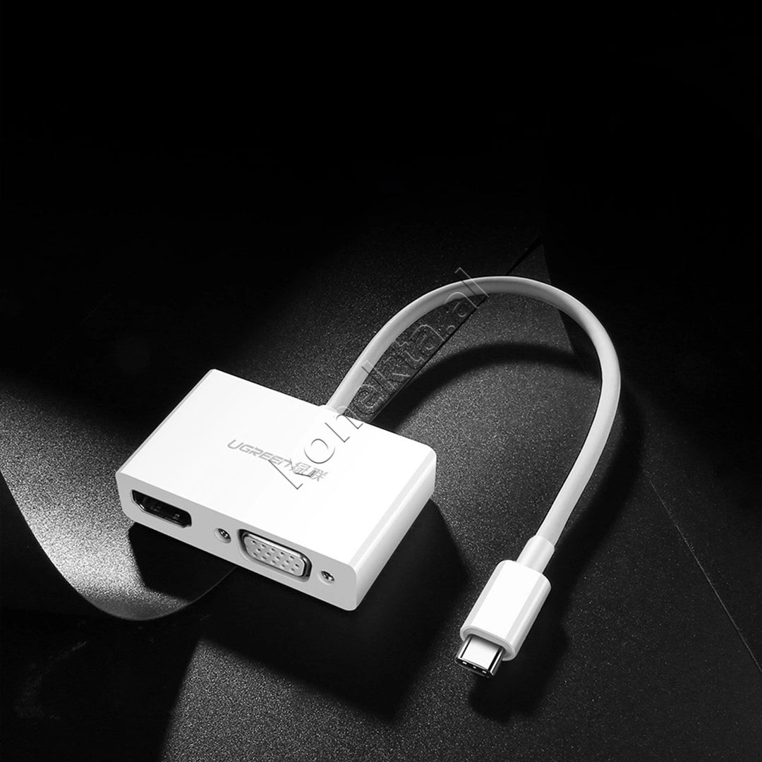 Kabell USB-C (M) Ne HDMI + VGA Ugreen