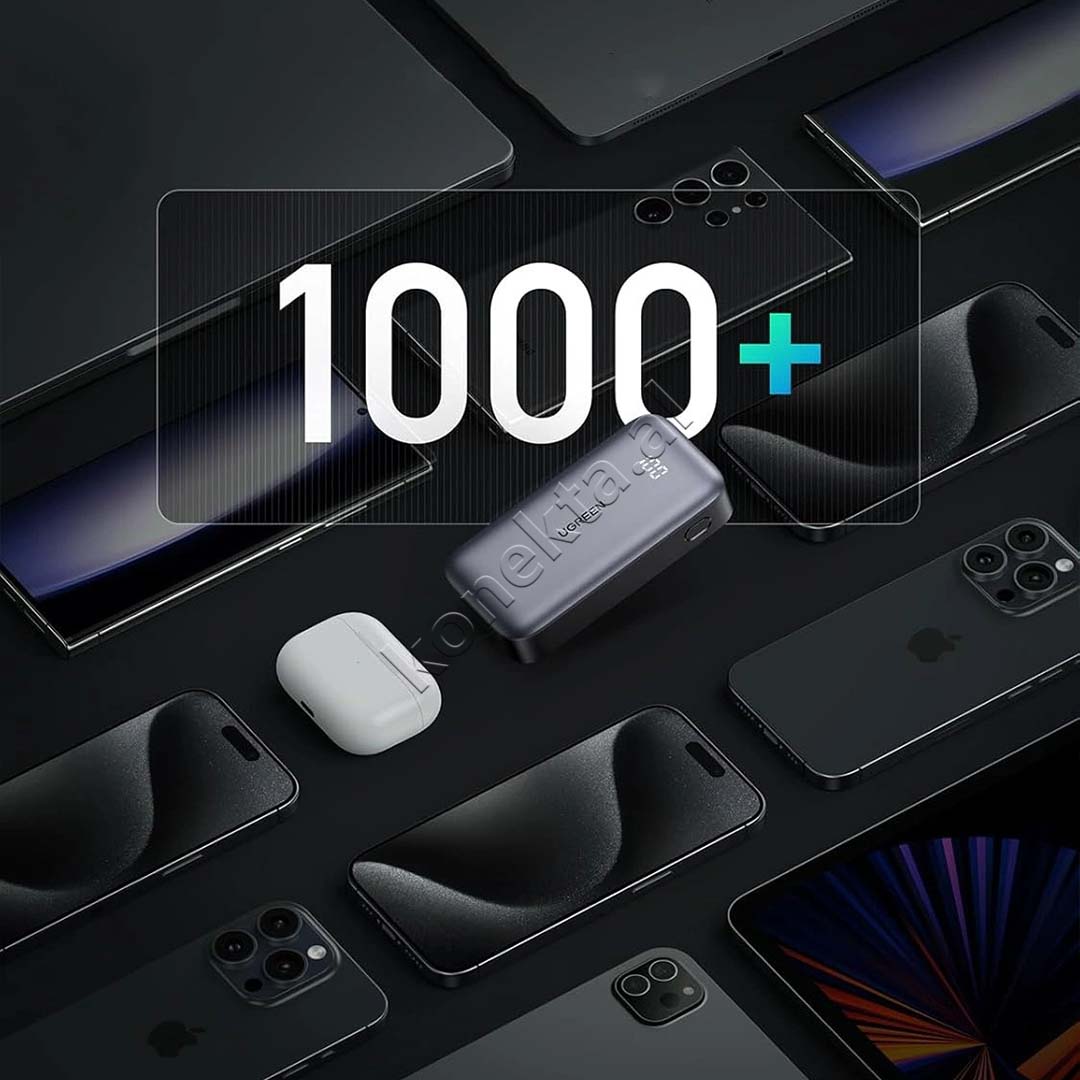 Bateri E Jashtme Nexode 10’000mah 30W Ugreen Me Dy Porta