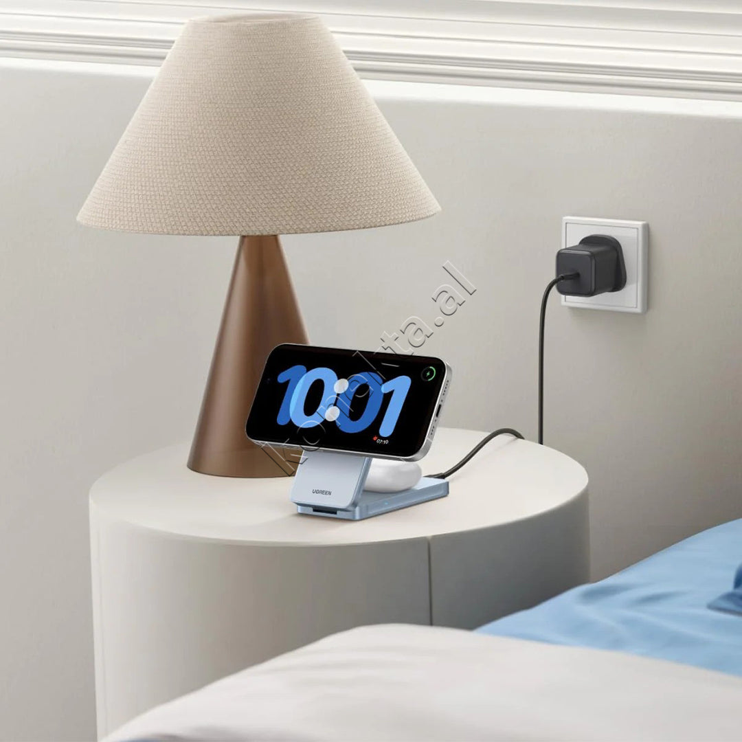 Mbajtese Magnetike Dhe Karikues Wireless 25W 2 Ne 1 Ugreen