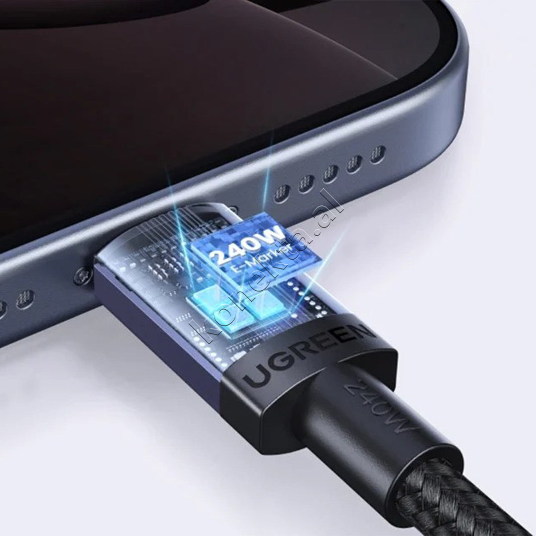 Kabell USB-C (M) Ne USB-C (M) 240W 2m Ugreen