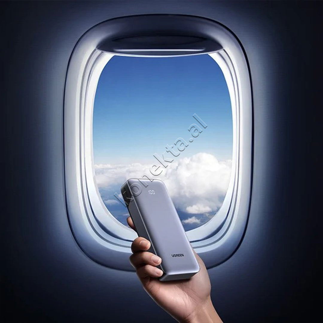 Bateri e Jashtme 20000mAh 30W Me Porta 2xUSB-C & 1xUSB-A Ugreen