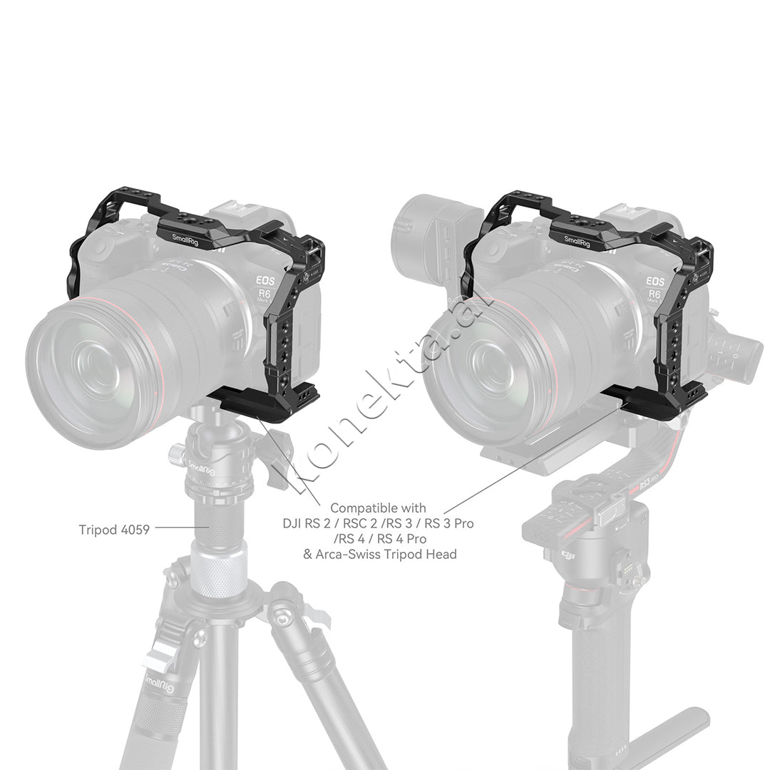 Aksesor HawkLock Quick Release Cage for Canon EOS R6 Mark II SmallRig 4159B