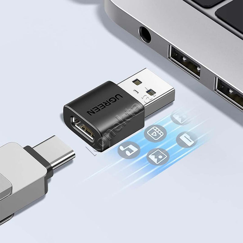 Set Adaptoresh USB-A (M) NE USB-C (F) UGreen