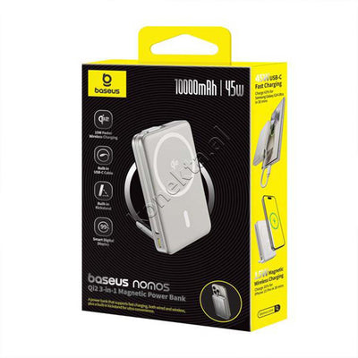 Bateri e Jashtme Magnetike Nomos 3 Ne 1 10'000mAh 45W Baseus