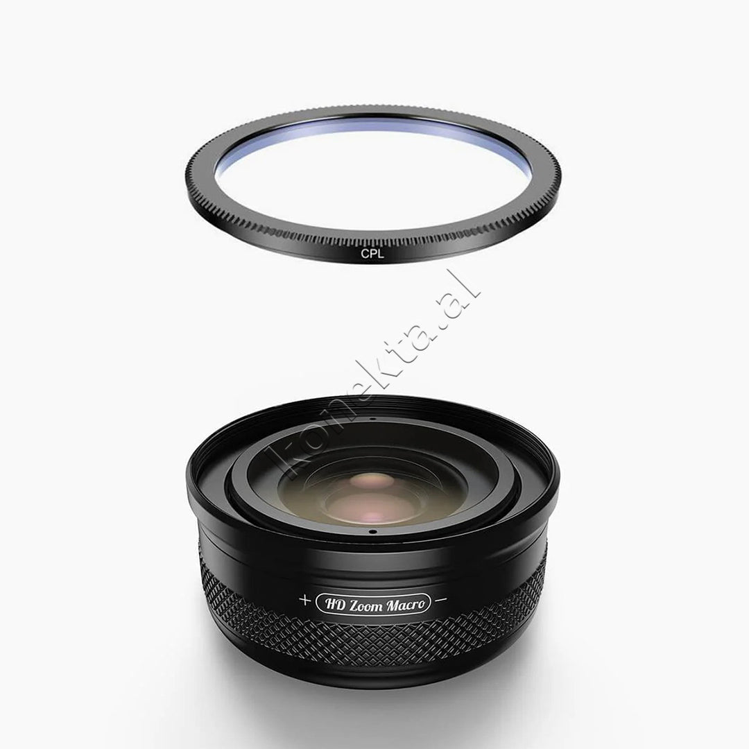 Lente Makro Profesionale 10X–20X Per Smartphone Apexel