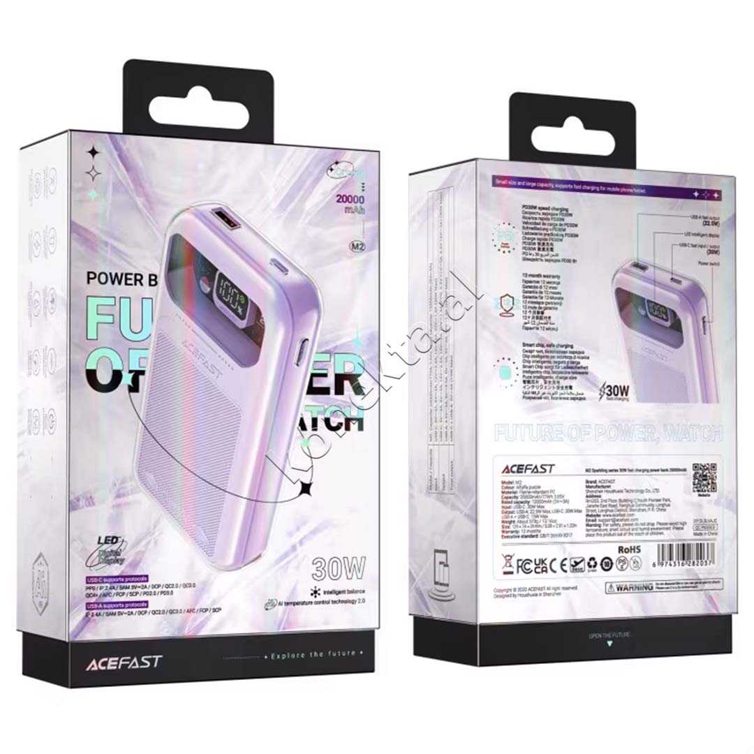 Bateri E Jashtme 20000mAh 30W Acefast