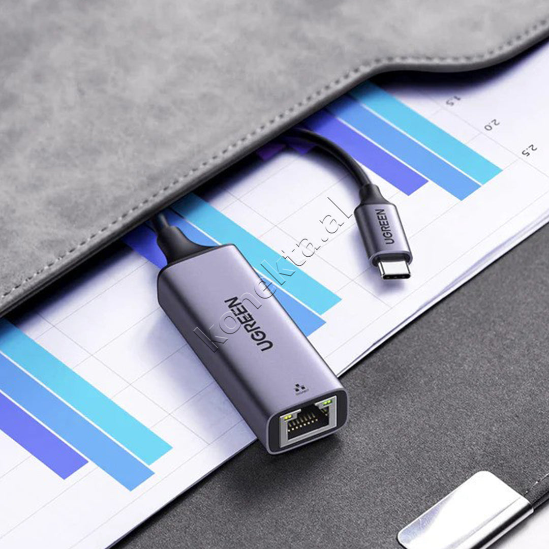 Adaptor Interneti Ugreen Nga USB-C Ne Porte Ethernet RJ45
