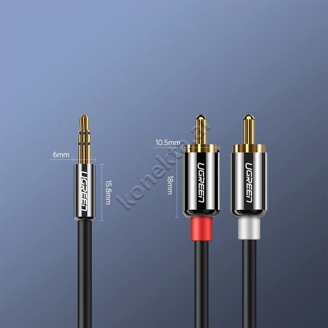 Kabell Audio Ugreen 3.5mm Ne 2RCA (M-M) 3m
