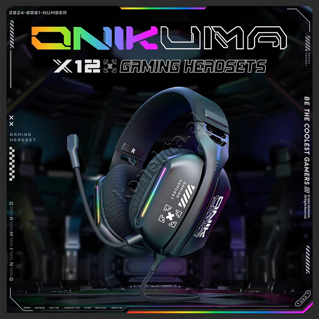 Kufje Headphones Gaming Tri-Mode Me Bluetooth Onikuma